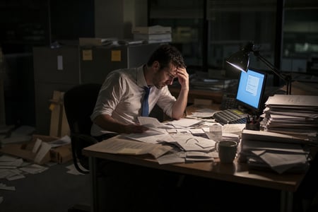 Frustrated Accountant with Broken Accounting System