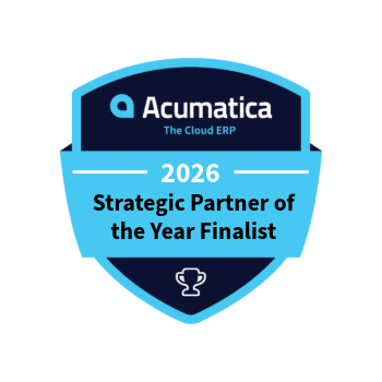 Acumatica Strategic Partner of the Year Finalist Badge