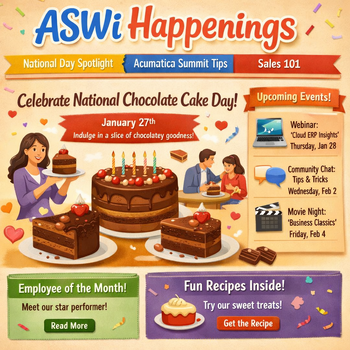 infographic celebrating national chocolate cake day