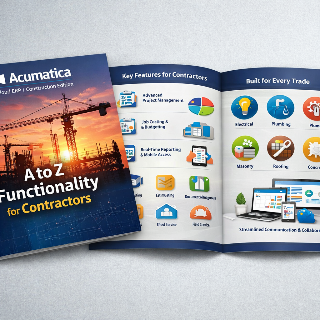 Overview Brochure - Acumatica Cloud ERP Construction Edition