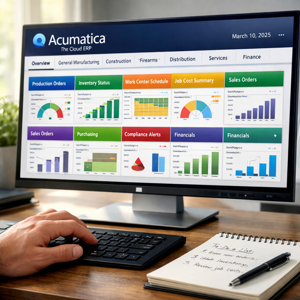 VIDEO - Setting Tabs for faster data entry in Acumatica Cloud ERP Software