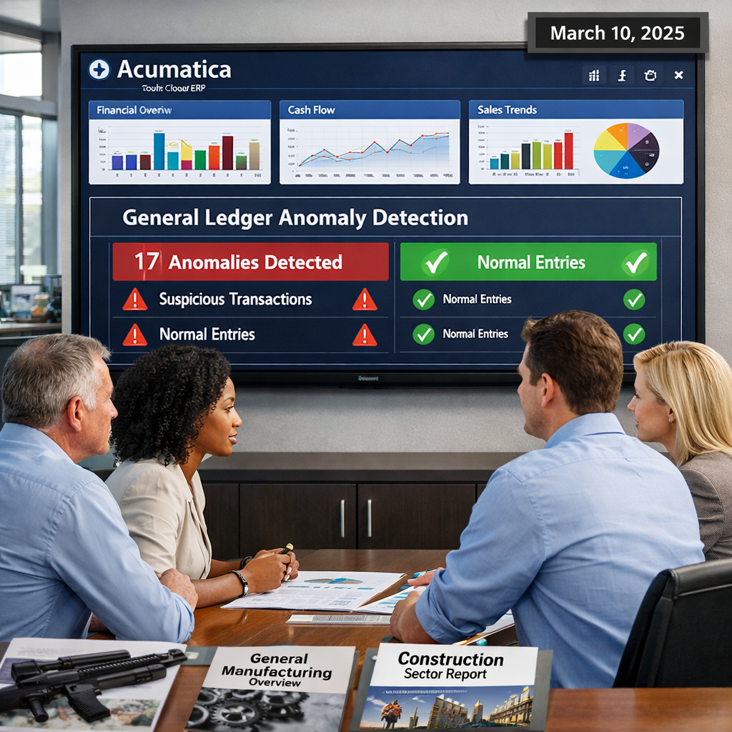 Video - Acumatica Cloud ERP - General Ledger Anomaly Detection