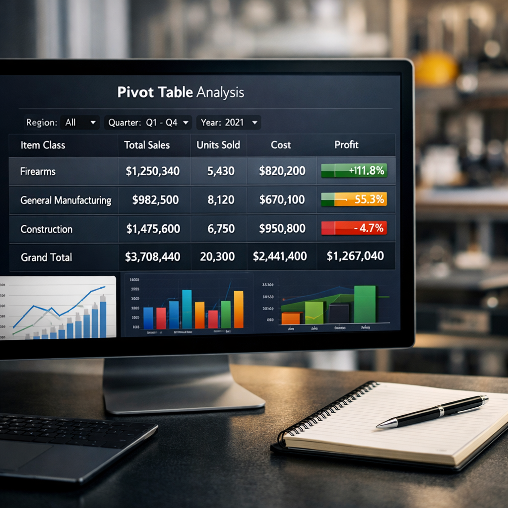 VIDEO - Pivot table by item class in Acumatica Cloud ERP