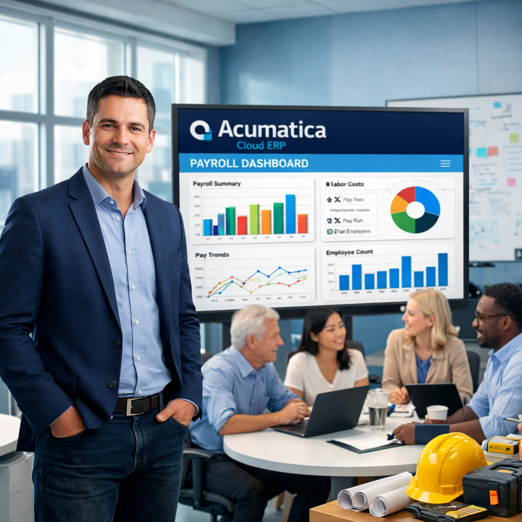 Acumatica Cloud ERP - Payroll Product Demo - Video