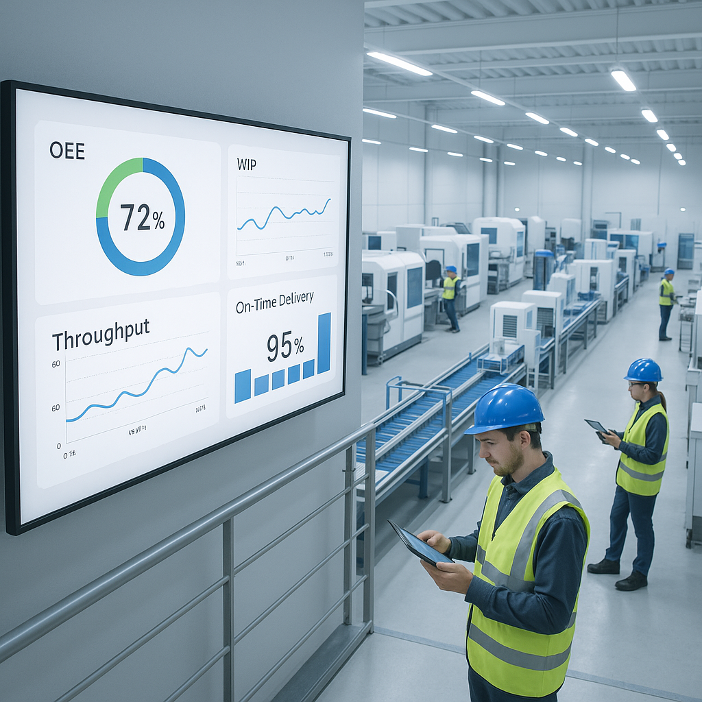 Real-Time Dashboards that Boost Factory Throughput