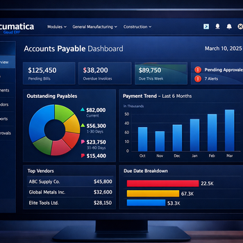 Accounts Payables Overview in Acumatica Cloud ERP - Product Video