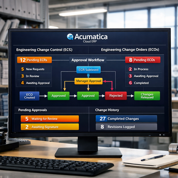 Engineering Change Control in Acumatica Cloud ERP Manufacturing Edition