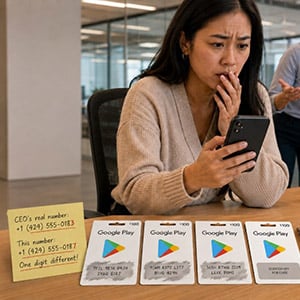 Gift Card Scams and Urgent Payment Requests