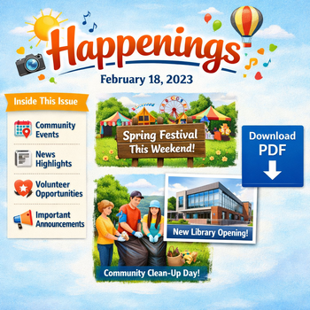 Happenings February 18, 2023