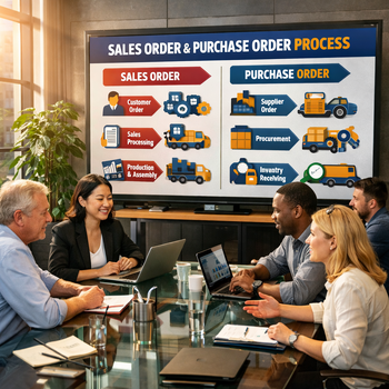 VIDEO: Sales Order Purchase Order and Drop Ship Process Example