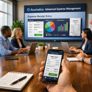VIDEO - Acumatica Cloud ERP - Advanced Expense Management - Expense Receipt Entry